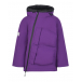 Фиолетовая мембранная куртка с капюшоном BASK | Фото 1