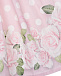 Бело-розовое платье с рукавами-крылышками Monnalisa | Фото 3