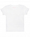 Белая футболка с принтом Sanetta Kidswear | Фото 2