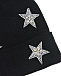 Черная шапка со звездами из страз Regina | Фото 3
