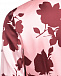 Розовое шелковое платье с цветочным принтом Parosh | Фото 9