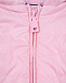Розовая стеганая куртка с воланами Monnalisa | Фото 3