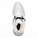 Высокие белые кроссовки с меховой подкладкой D.A.T.E. | Фото 4