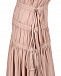 Розовое приталенное платье No. 21 | Фото 7