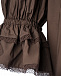 Коричневое платье с воланами  | Фото 9