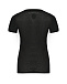 Льняная футболка с v-образным вырезом, черная 120% Lino | Фото 3