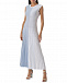 Бело-голубое плиссированное платье MRZ | Фото 3
