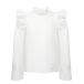 Белая блуза с оборками Monnalisa | Фото 1