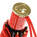 Красный зонт с принтом &quot;звезды&quot; Moschino | Фото 7