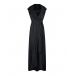 Черное платье с воланом Pietro Brunelli | Фото 1
