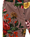 Бархатные брюки с цветочным принтом Dolce&Gabbana | Фото 4