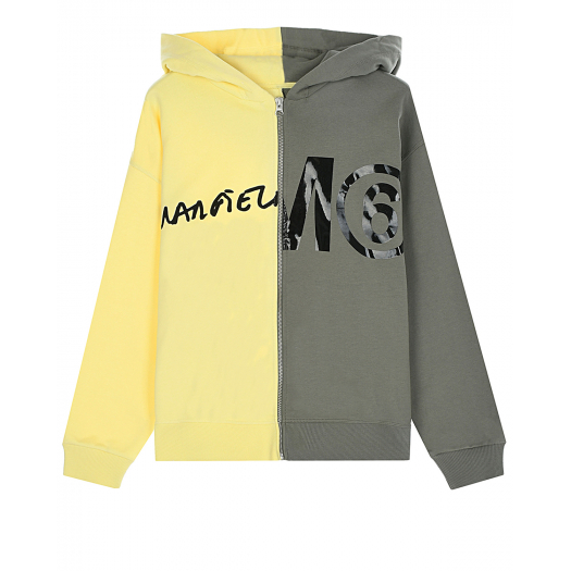 Двухцветная спортивная куртка MM6 Maison Margiela | Фото 1