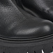 Черные ботинки челси с белым лого MSGM | Фото 6
