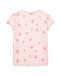 Розовая футболка с цветочным принтом Sanetta fiftyseven | Фото 2