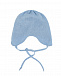 Голубая шапка с принтом &quot;Summer&quot; Il Trenino | Фото 2
