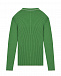 Зеленый свитер с лого MSGM | Фото 3