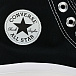 Высокие черные кеды с белыми шнурками Converse | Фото 6