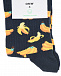 Темно-синие носки с принтом &quot;бананы&quot; Happy Socks | Фото 2