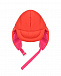 Двухстронняя шапка-ушанка, красный/розовый Yves Salomon | Фото 9