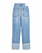 Синие прямые джинсы MSGM | Фото 6