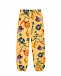 Желтые брюки с принтом &quot;Farmer&quot; Dolce&Gabbana | Фото 2