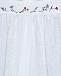 Песочник с вышивкой цветов, белый IL Gufo | Фото 3