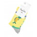Желтые носки с принтом &quot;Такозавр&quot; Happy Socks | Фото 1