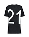 Черная футболка с логотипом No. 21 | Фото 6