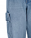 Голубые джинсы с карманами-карго  | Фото 7