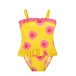 Желтый купальник с принтом &quot;розовые цветы&quot; Stella McCartney | Фото 1