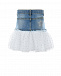Джинсовая юбка с многослойной оборкой Ermanno Scervino | Фото 2