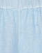 Голубые шорты с поясом на резинке 120% Lino | Фото 6