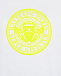 Футболка с желтым лого, белая Balmain | Фото 3