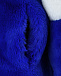 Синяя шуба из эко-меха Glox | Фото 6