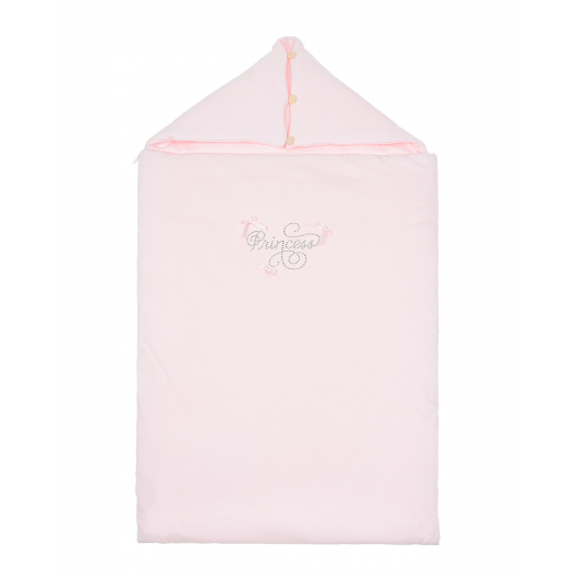 Розовый конверт со стразами La Perla | Фото 1