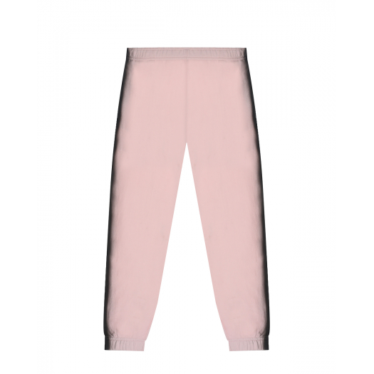 Розовые спортивные брюки с черным принтом MARNI | Фото 1