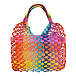 Яркая плетеная сумка с косметичкой, 30х27 см. Stella McCartney | Фото 4