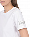 Белая футболка со стразами на рукаве Flashin | Фото 7