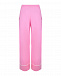 Розовые брюки из смеси шерсти и кашемира Allude | Фото 5
