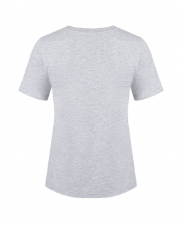 Базовая футболка серого цвета Dan Maralex , арт. 321301111 | Фото 2