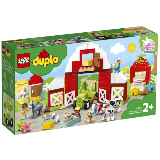 Конструктор DUPLO Фермерский трактор, домик и животные Lego | Фото 1