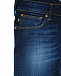 Темно-синие slim джинсы Emporio Armani | Фото 3