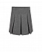 Серая юбка со складками Dal Lago | Фото 2