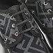 Черные ботинки с текстильными вставками Fendi | Фото 6