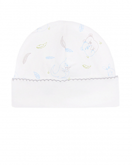 Белая шапка из хлопка с вышивкой &quot;коалы&quot; Lyda Baby Белый, арт. PT07405 WHITE | Фото 2