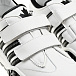 Белые кроссовки с черными полосками Dsquared2 | Фото 6