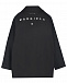 Черный пиджак с белым лого MM6 Maison Margiela | Фото 2