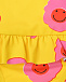 Желтый купальник с принтом &quot;розовые цветы&quot; Stella McCartney | Фото 3