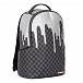 Серый рюкзак с принтом в клетку SprayGround | Фото 2