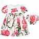 Платье и шортики с принтом &quot;гвоздики&quot; Dolce&Gabbana | Фото 2